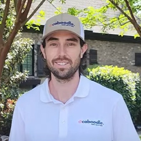 Thomas Hester outdoors in a Caboodle shirt